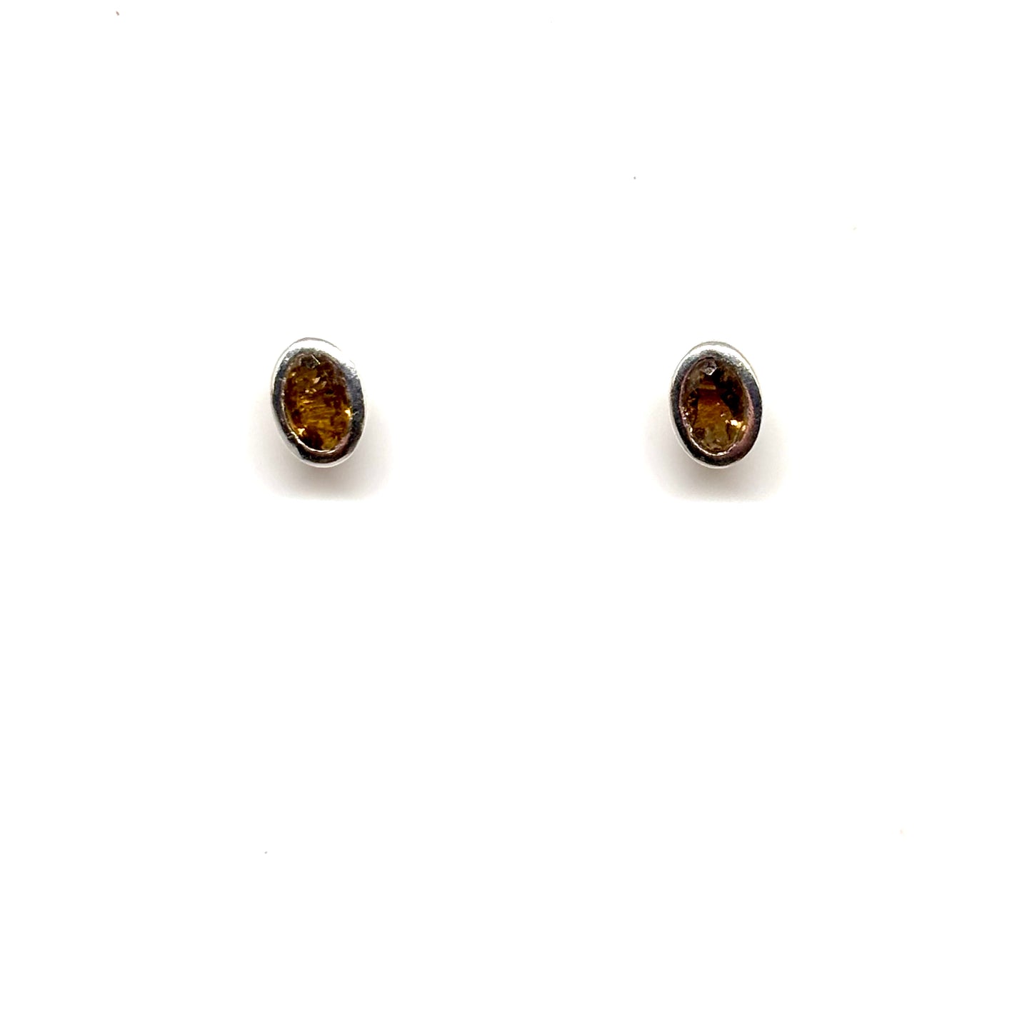 Brown Tourmaline Ear Studs - Pixi Daisy