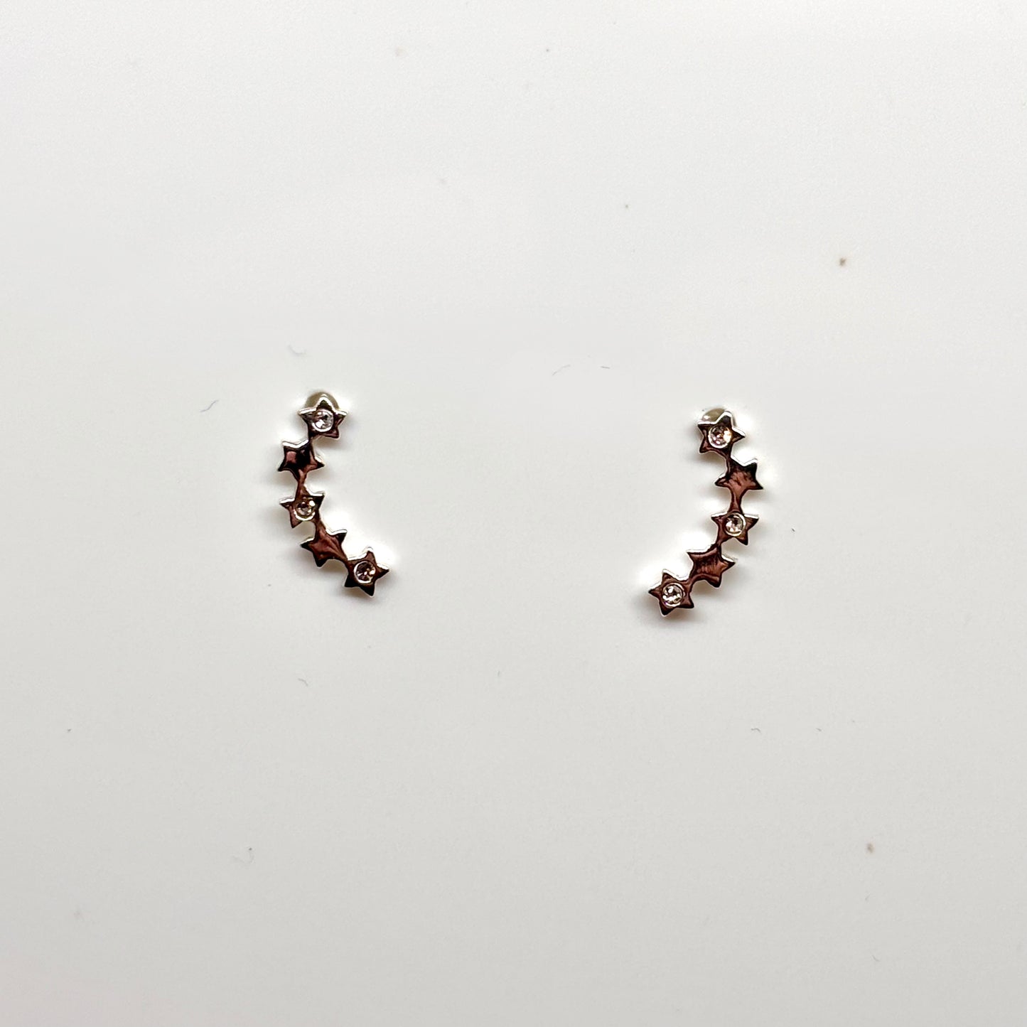 Crescent of stars ear studs from Pixi Daisy