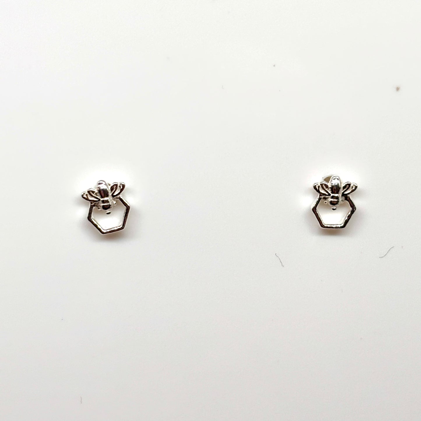 Silver bee ear studs from Pixi Daisy