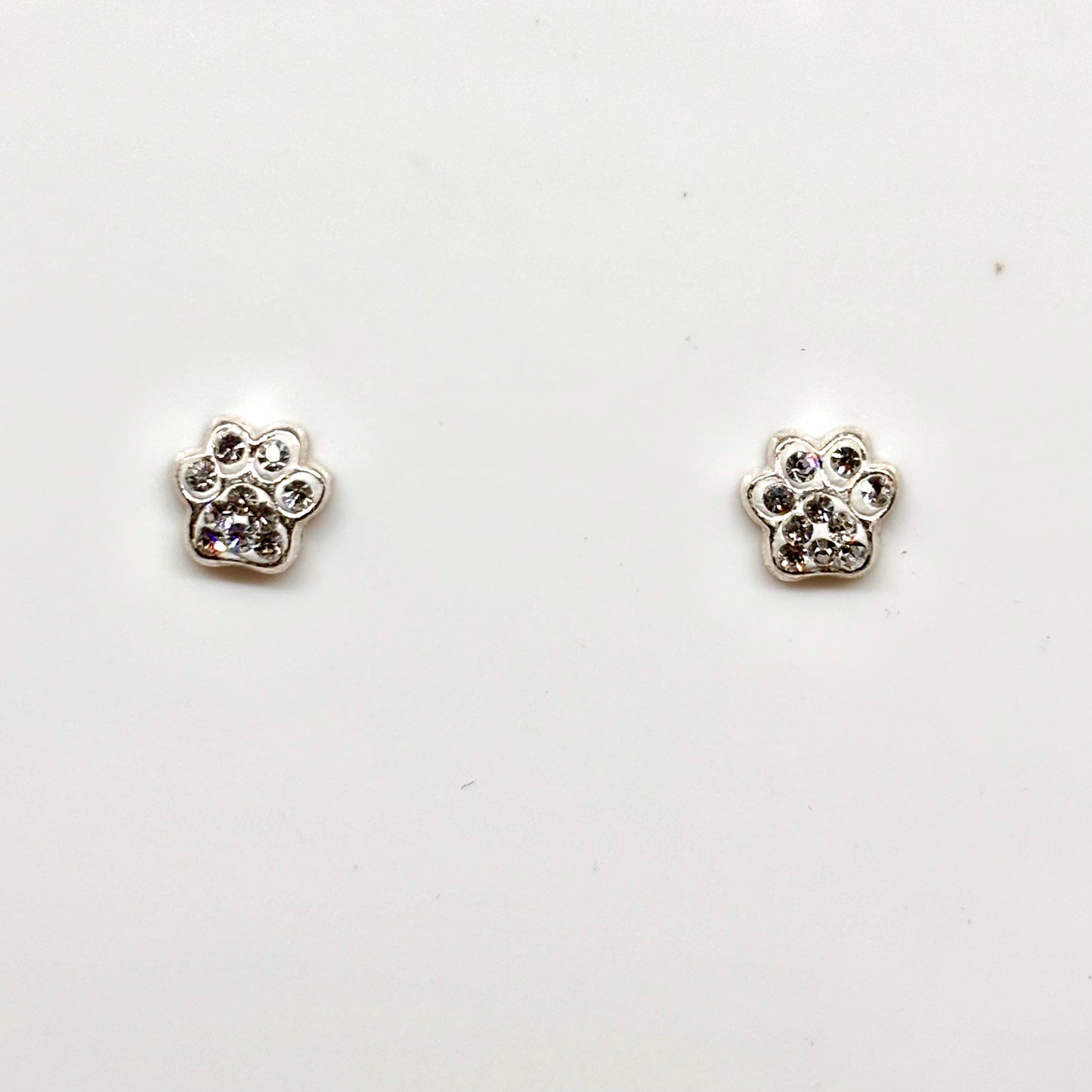 Animal Paw ear studs with crystals from Pixi Daisy