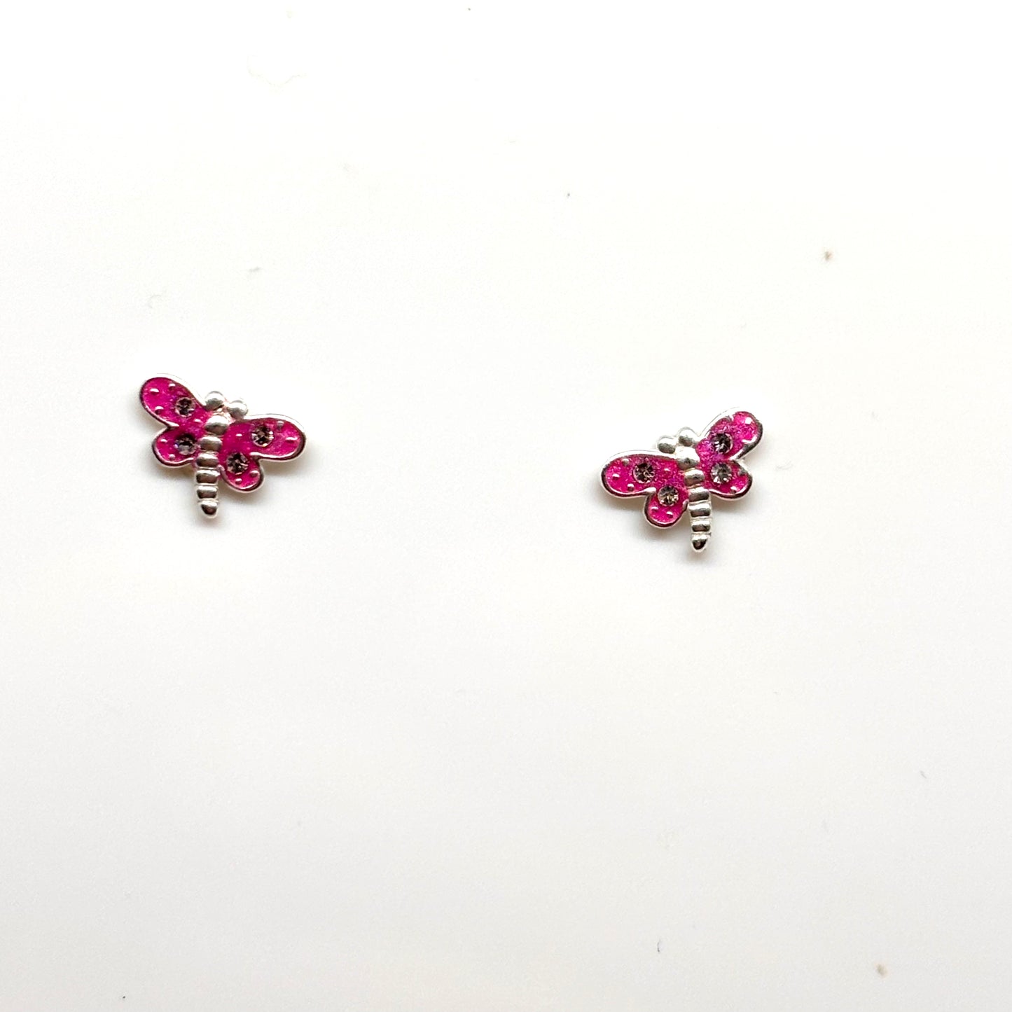 Pink dragonfly earrings from Pixi Daisy