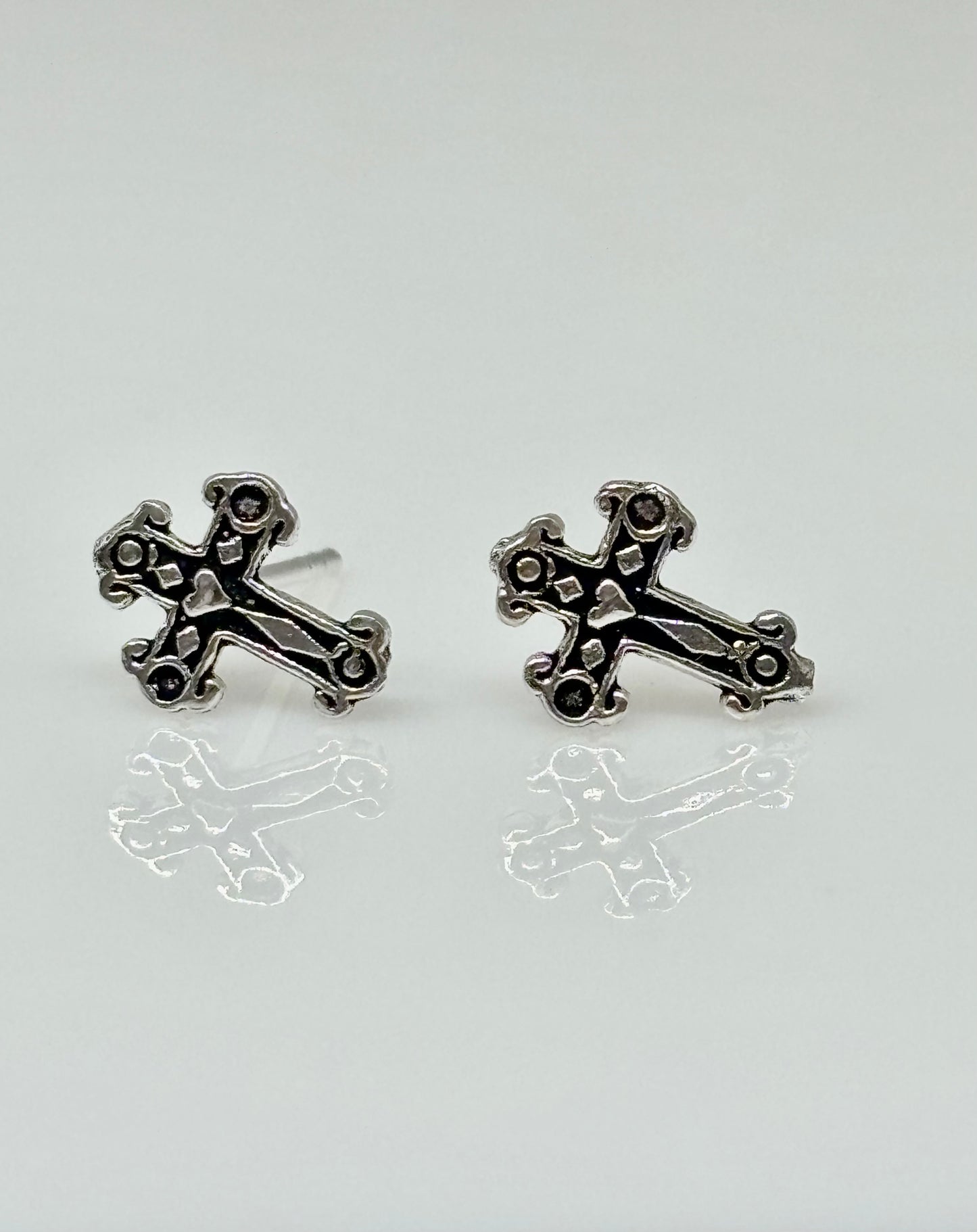 Celtic Cross Ear Studs from Pixi Daisy