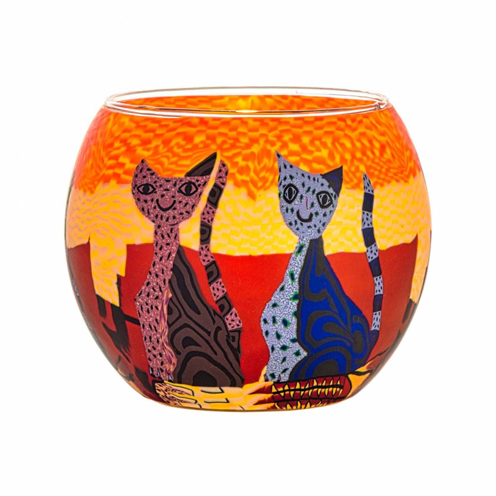 Cat globe tea holder from Pixi Daisy