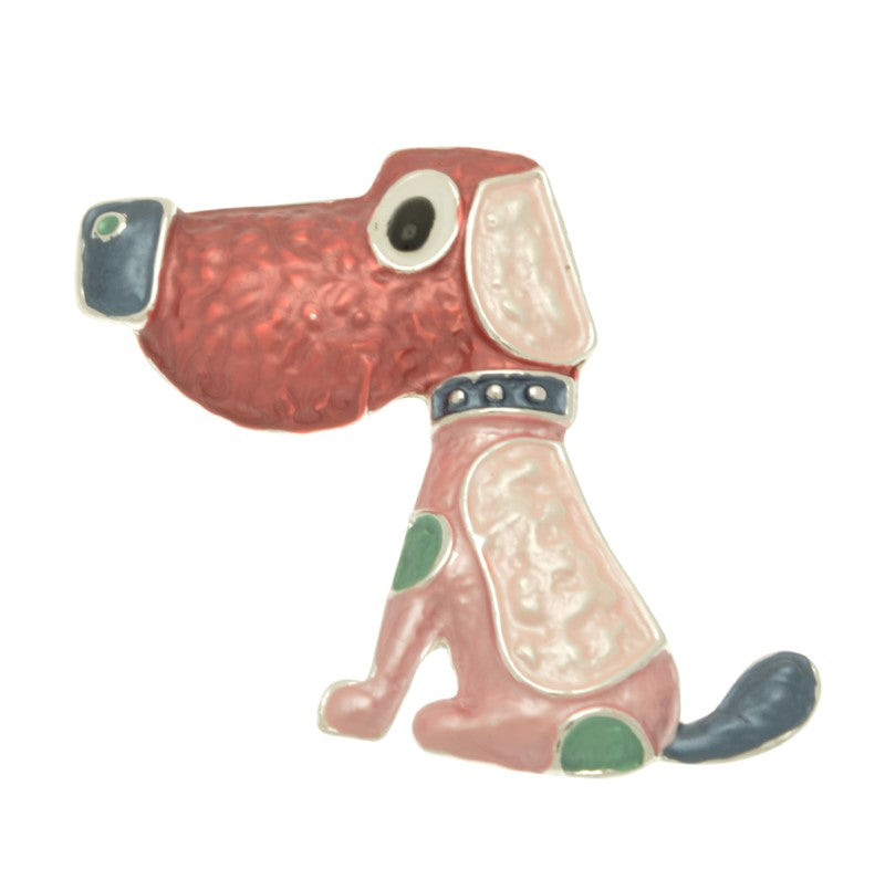 Miss Milly Red Dog Magnetic Brooch from Pixi Daisy