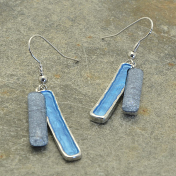 Miss Milly Blue Tones Earrings from Pixi Daisy