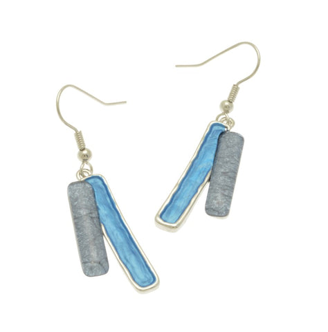 Miss Milly Blue Tones Earrings from Pixi Daisy