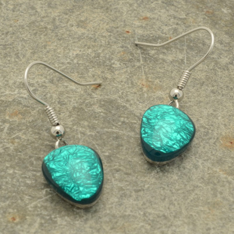 Miss Milly Green Pebble Earrings from Pixi Daisy