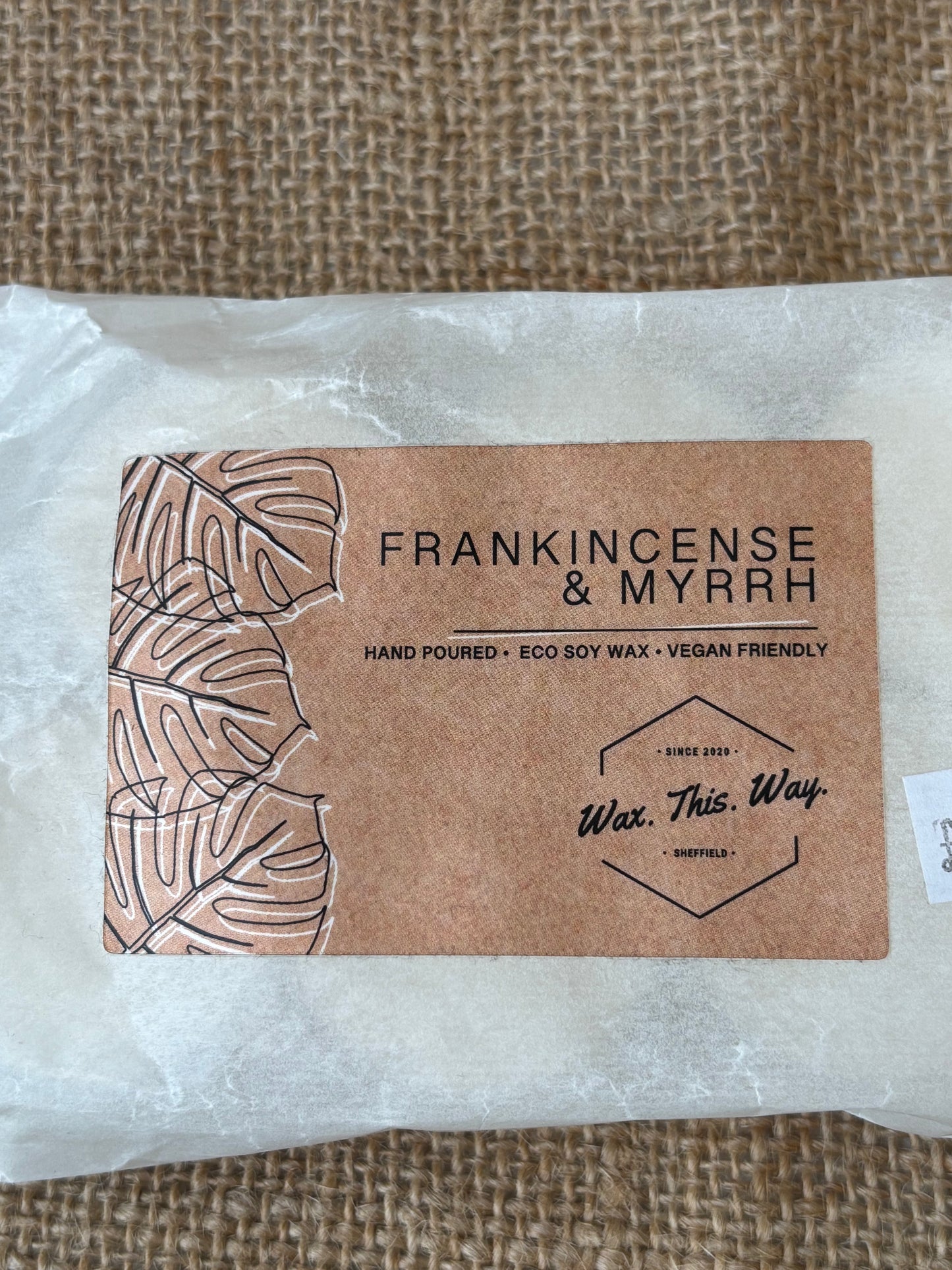 Frankincense & Myrrh tea candles from Pixi Daisy