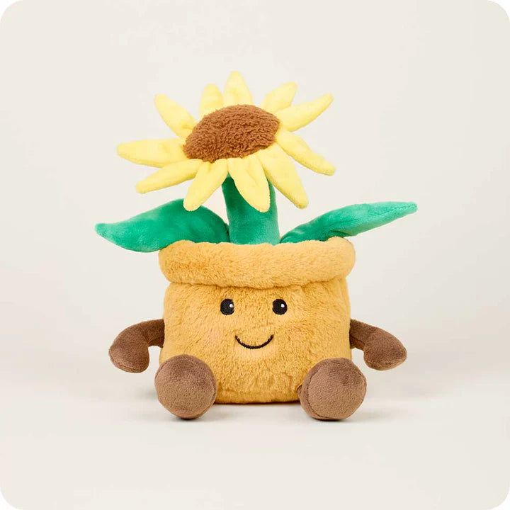 Yellow Flower Pot Warmie from Pixi Daisy
