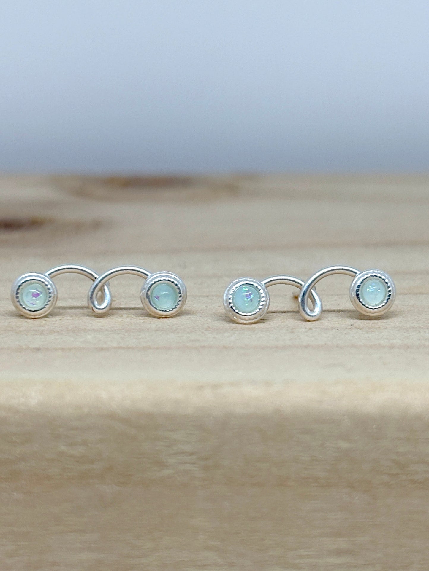 opal ear studs - pixi daisy
