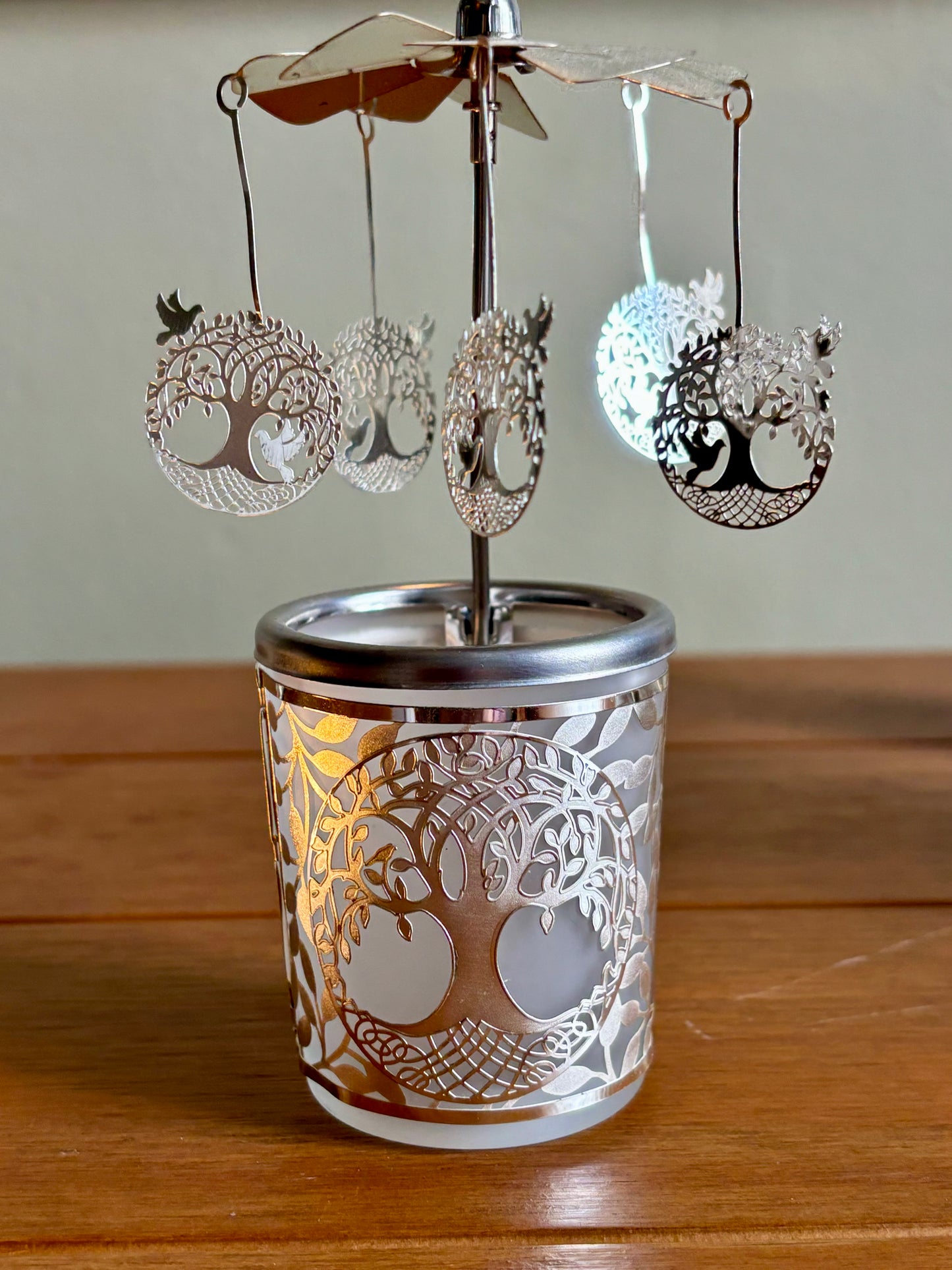 Tree of Life Carousel Tea Light Holder from Pixi Daisy