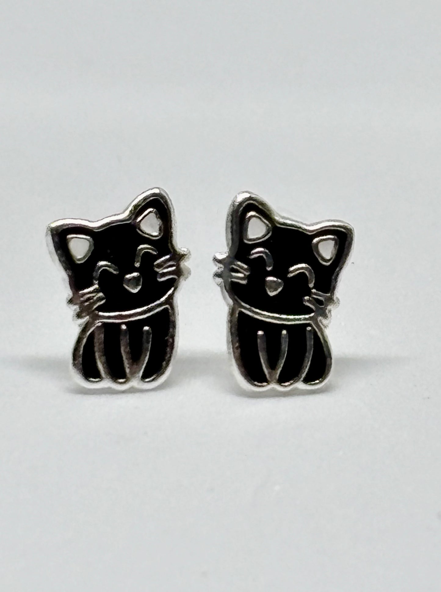 Black Cat ear studs from Pixi Daisy