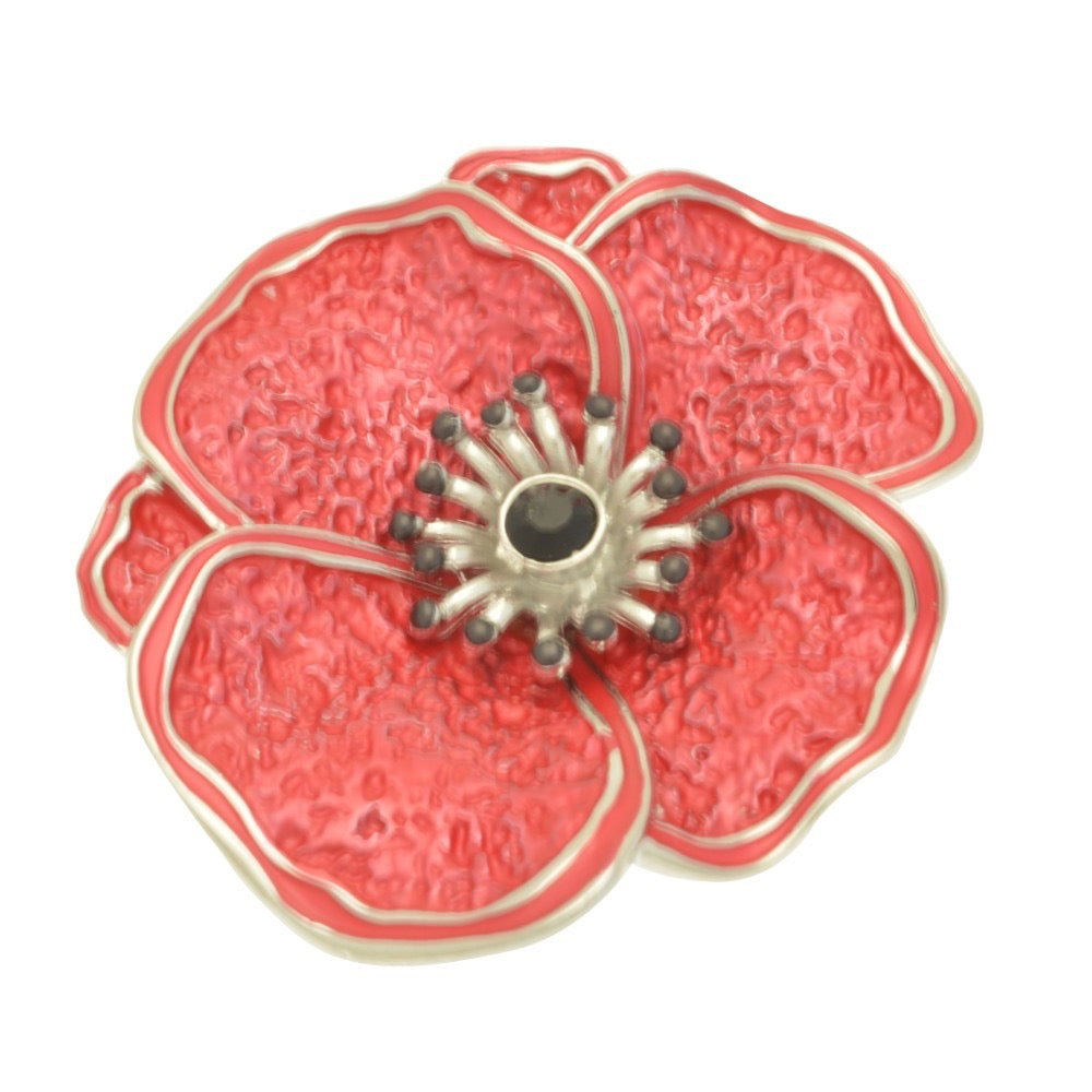 Miss Milly Poppy Magnetic Brooch from Pixi Daisy