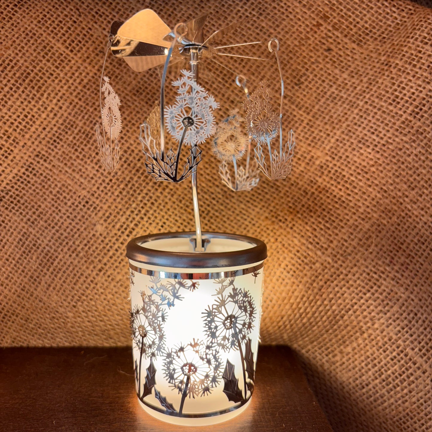 Dandelion Carousel Tea Light Holder from Pixi Daisy