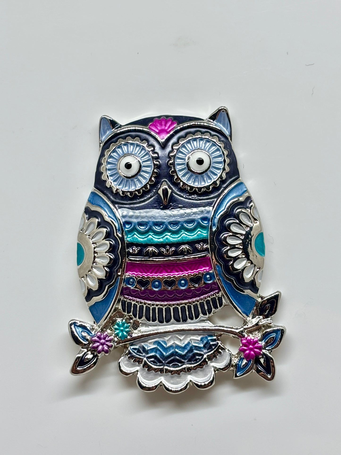 Miss Milly owl magnetic brooch from Pixi Daisy