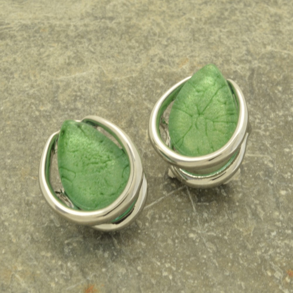 Miss Milly Green Nugget Earrings from Pixi Daisy