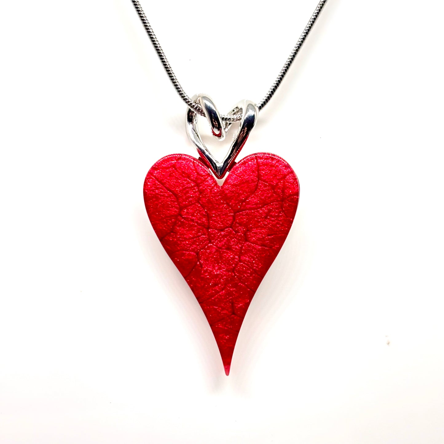 Miss Milly Scarlet Red heart pendant from Pixi Daisy