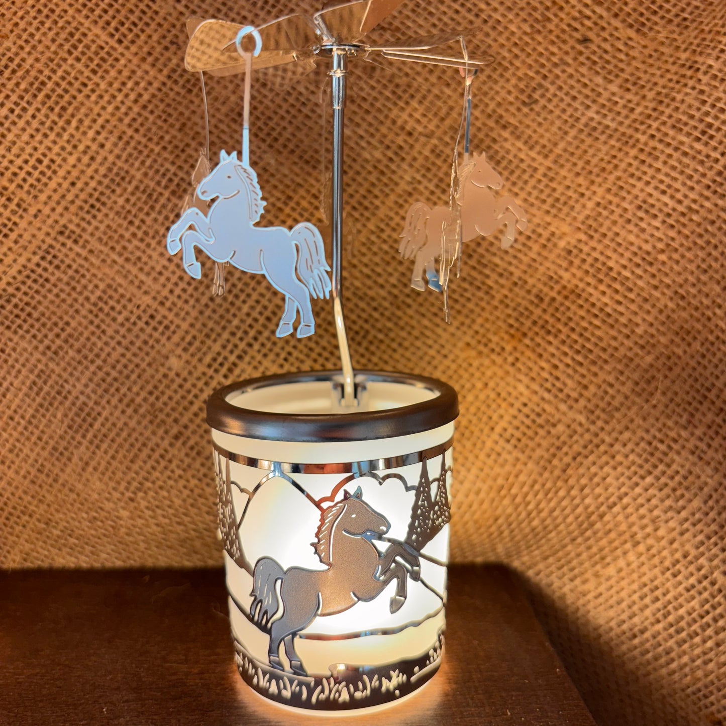 Horse Tea Light Carousel from Pixi Daisy