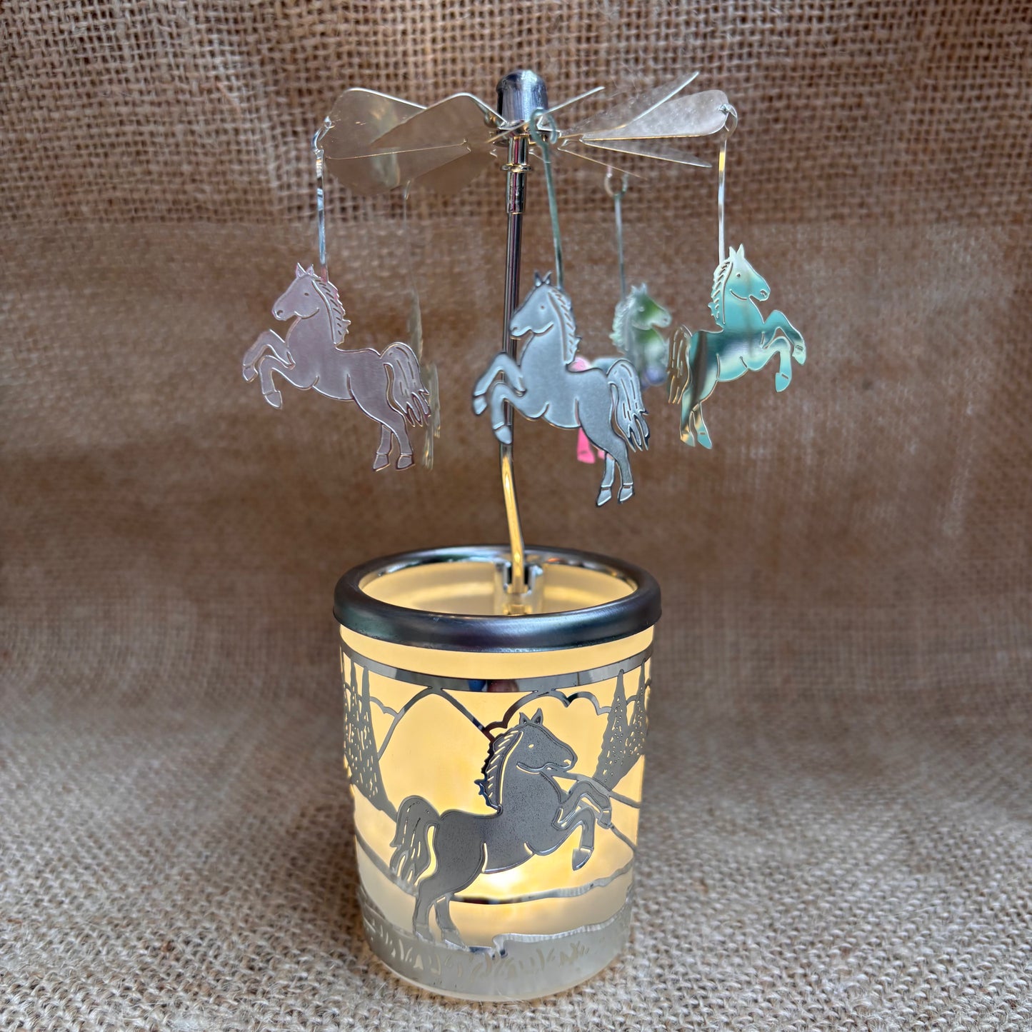 Horse Tea Light Carousel from Pixi Daisy