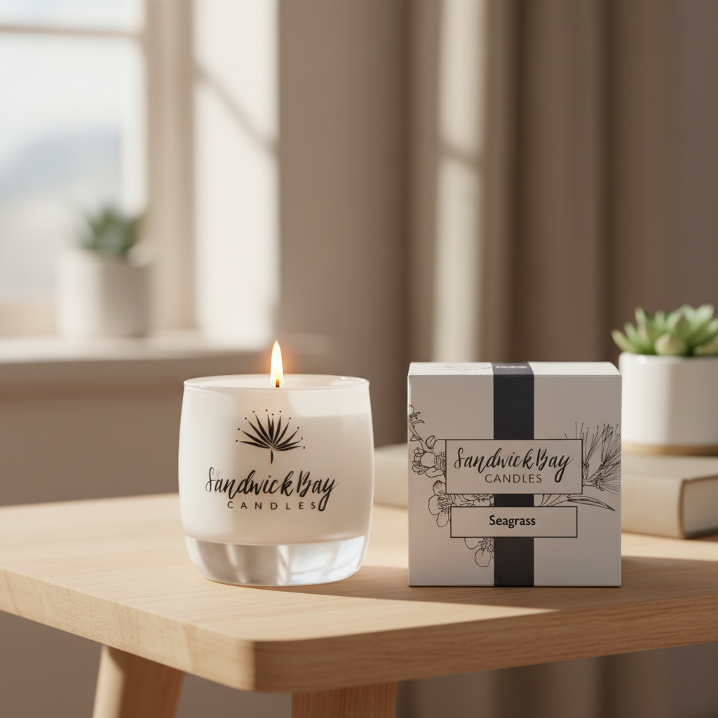 Sandwick Bay Candle Lifestyle Image