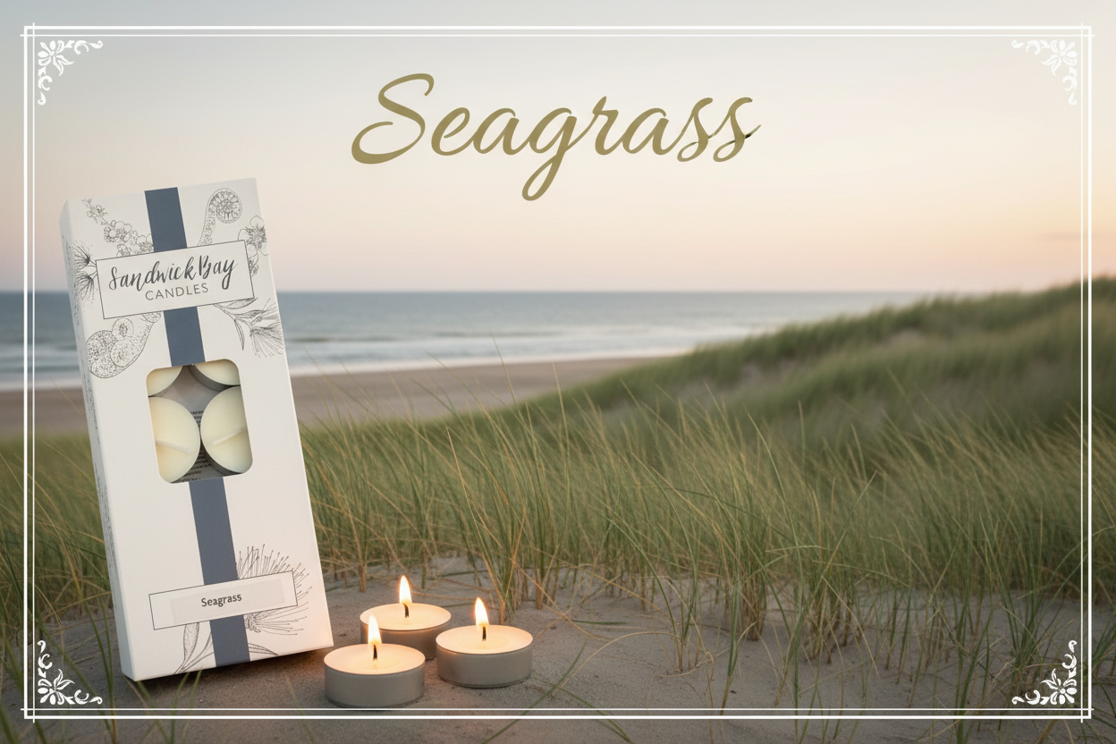 Seagrass tealight candles from Pixi Daisy