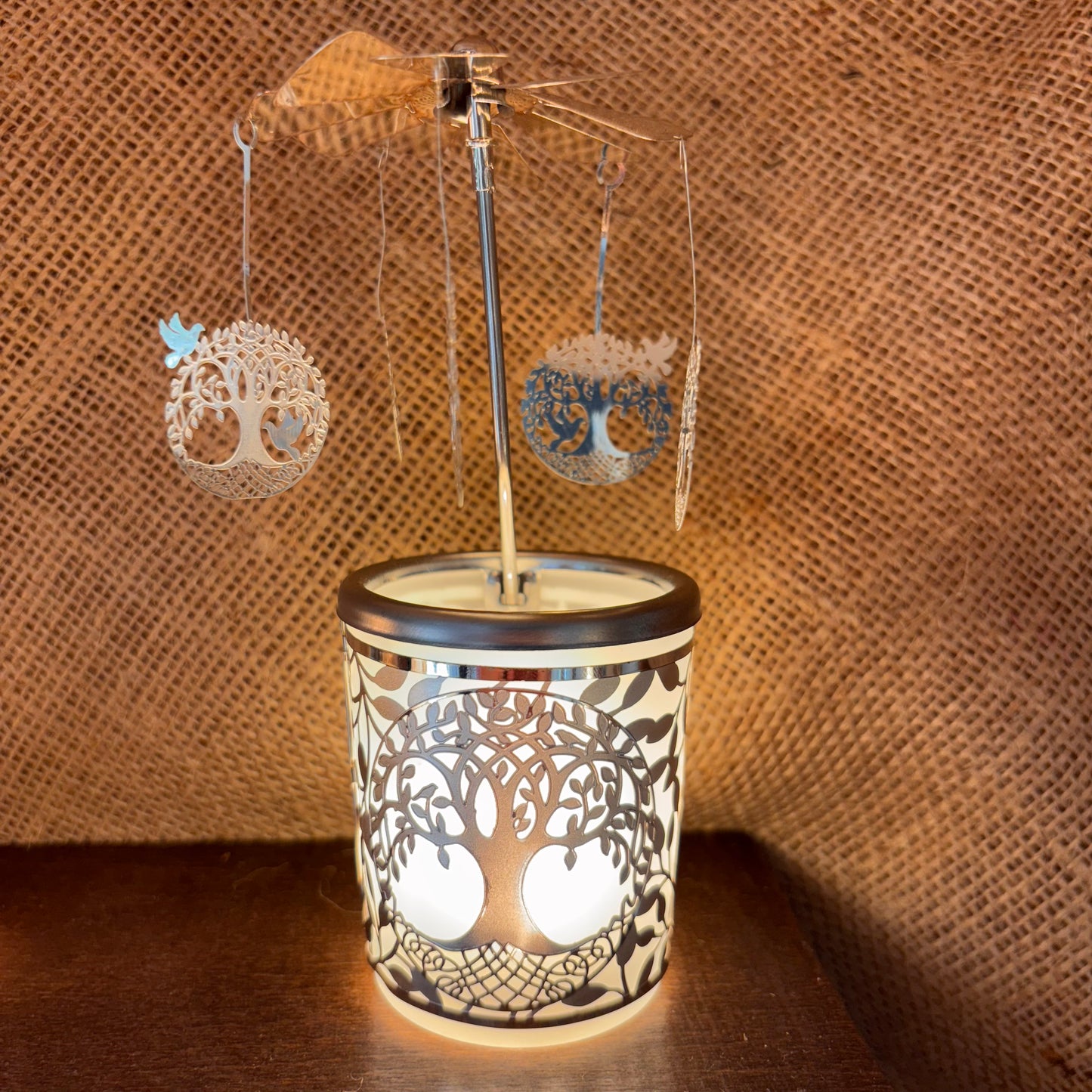 Tree of Life Carousel Tea Light Holder from Pixi Daisy