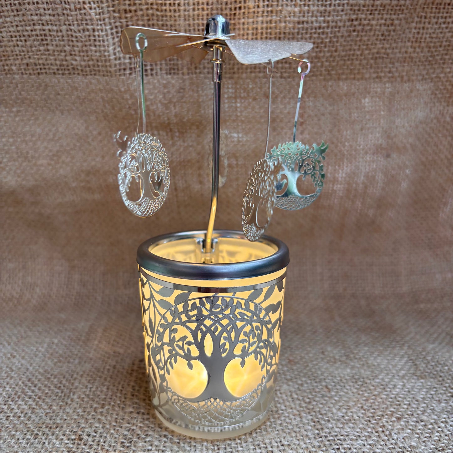 Tree of Life Carousel Tea Light Holder from Pixi Daisy
