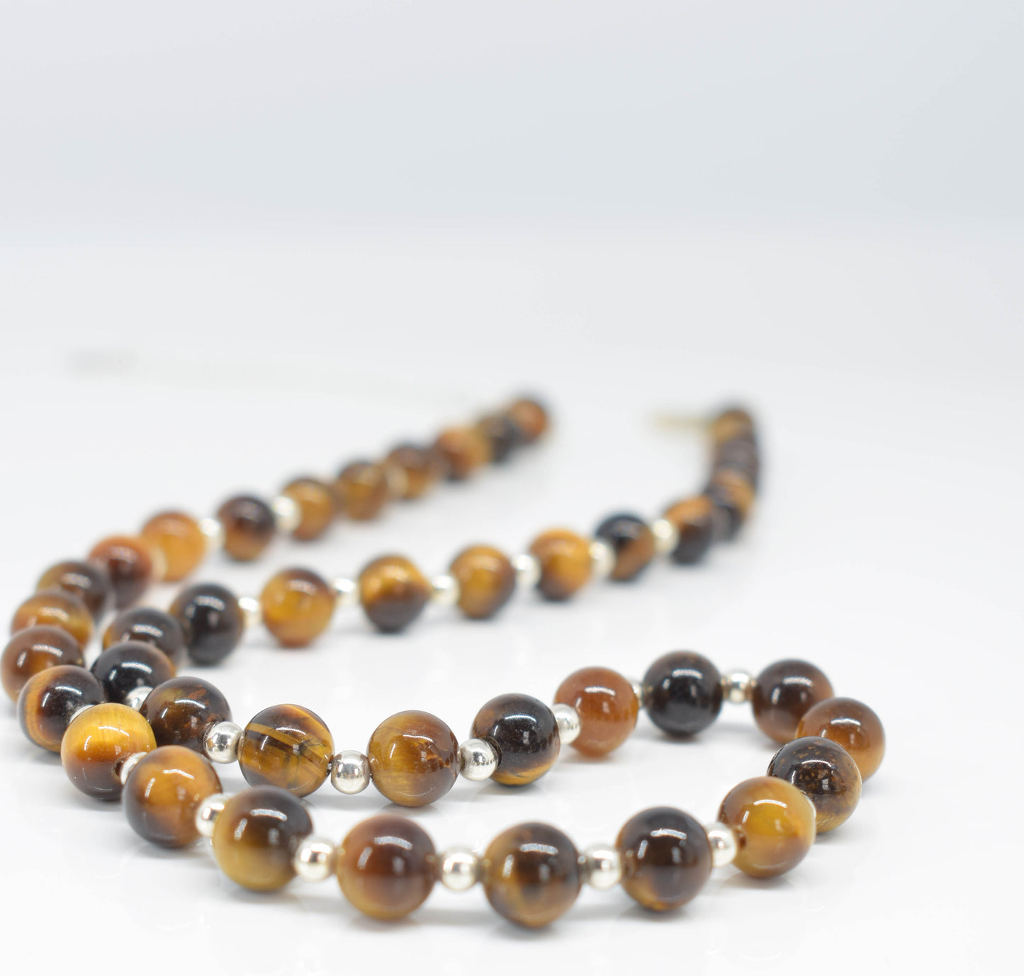 Handmade Tiger Eye Necklace - Pixi Daisy