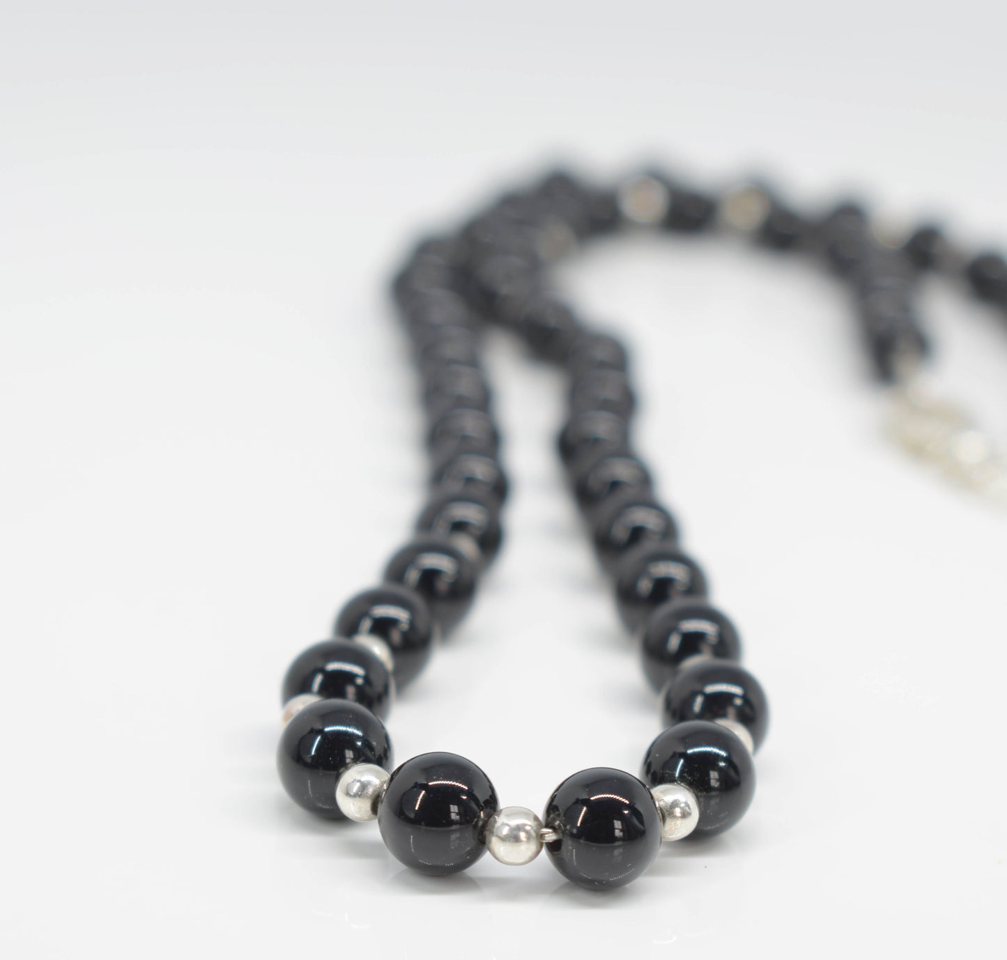 Handmade Black Onyx Necklace - Pixi Daisy