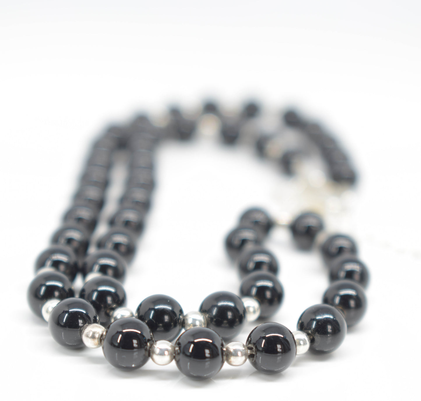 Handmade Black Onyx Necklace - Pixi Daisy