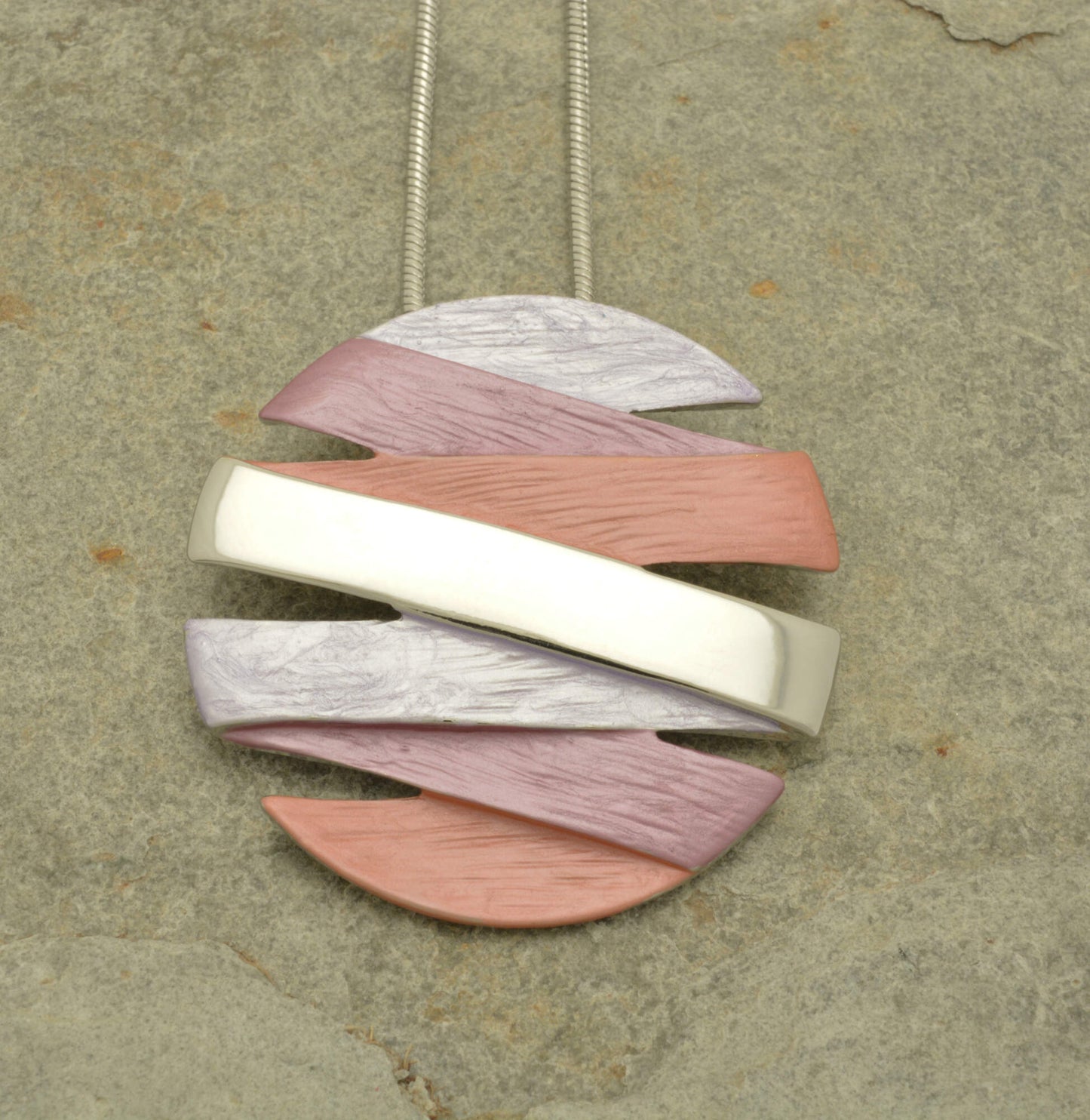 Miss Milly Purple, Pink & Orange necklace from Pixi Daisy
