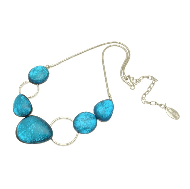 Miss Milly Turquoise Pebble Necklace from Pixi Daisy