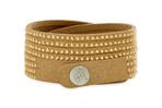 BoHo Betty Foxglove Gold 2 Wrap Bracelet - pixi-daisy