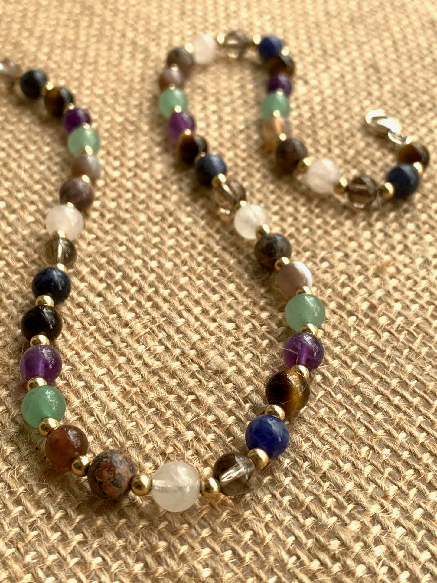African Semi Precious Stone Necklace - pixi-daisy