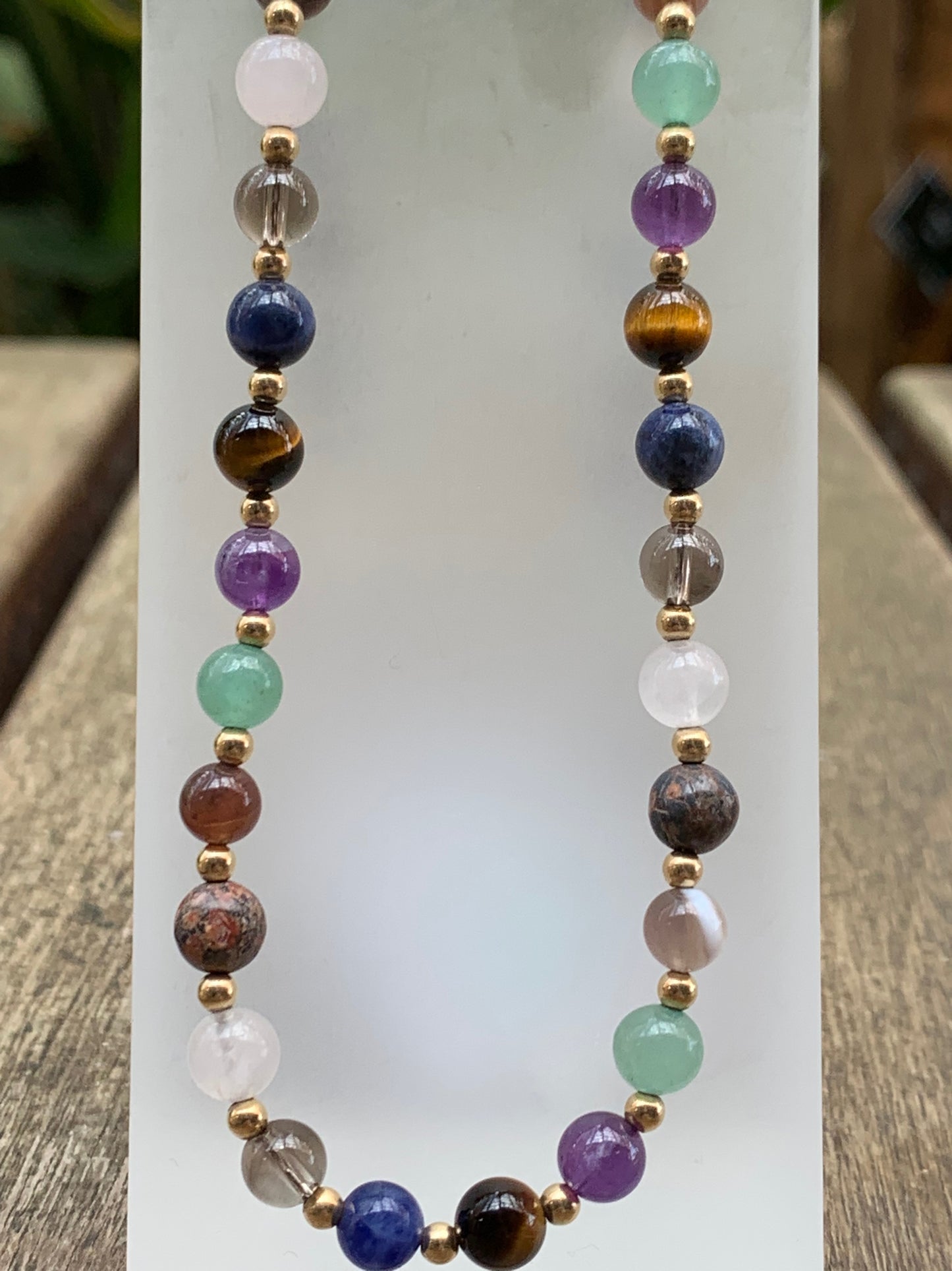 African Semi Precious Stone Necklace - pixi-daisy