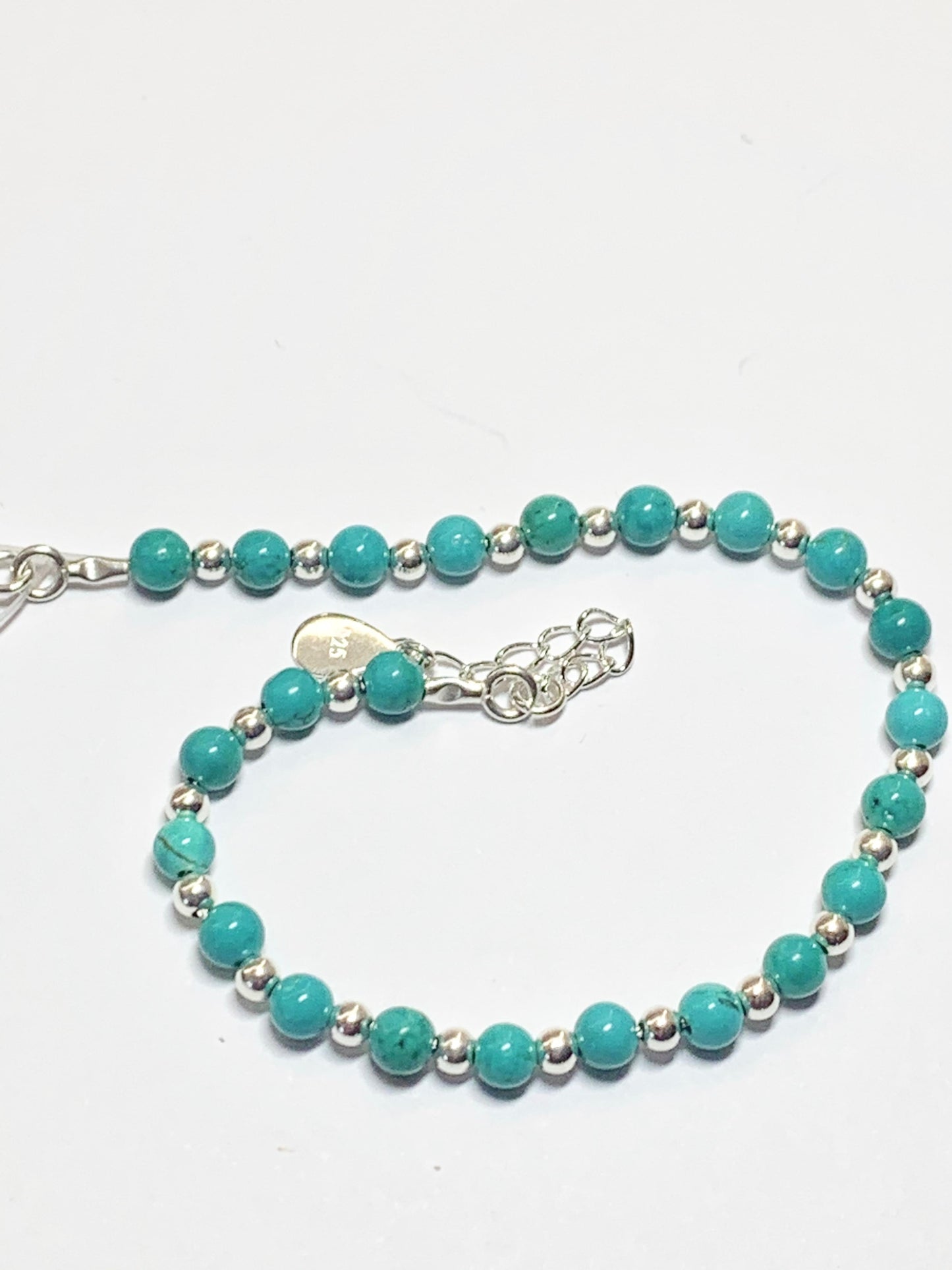Handmade Turquoise Semi Precious Bracelet - pixi-daisy