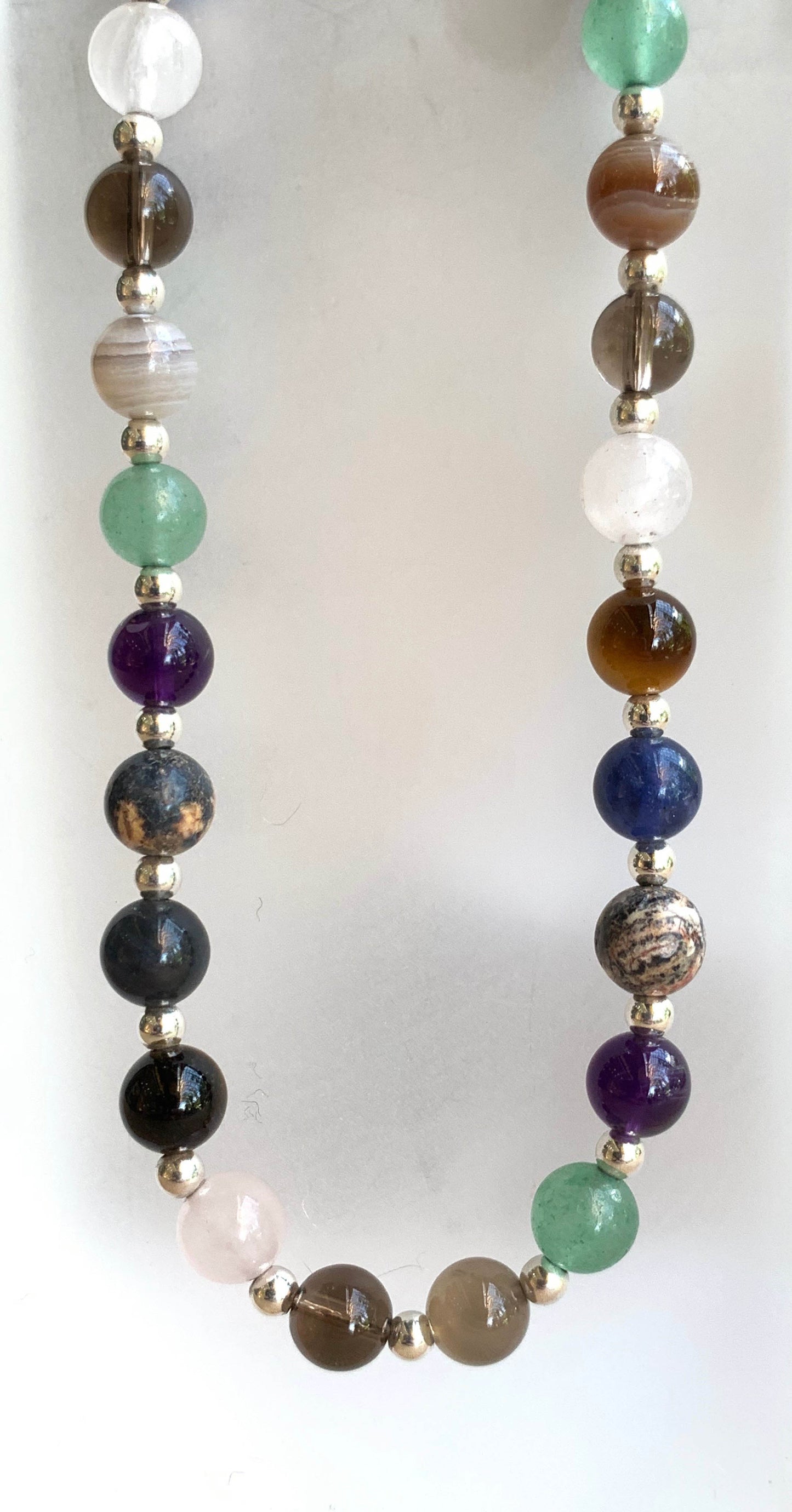 Handmade African Semi Precious Gem Stone Necklace - pixi-daisy