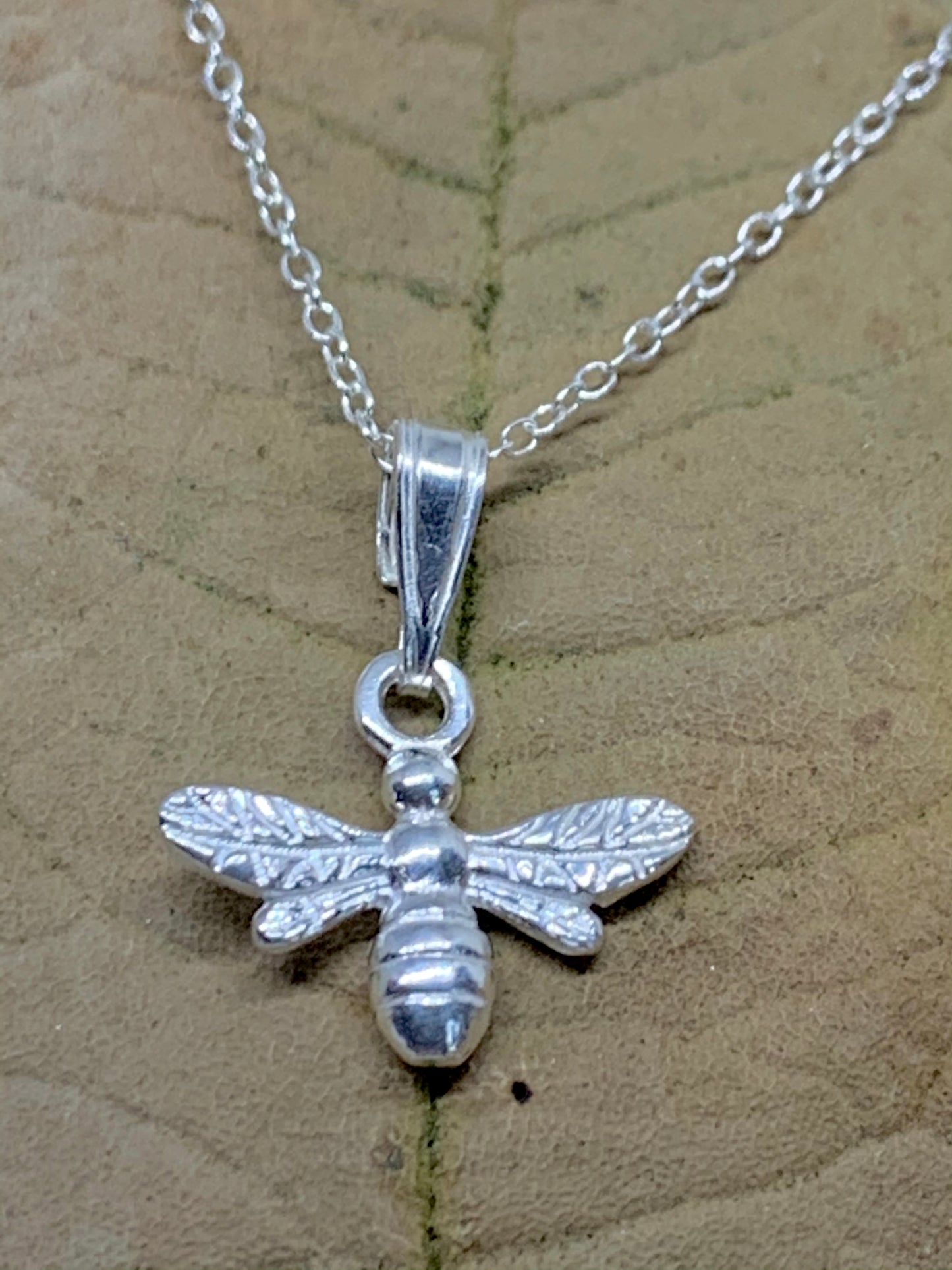 Silver Bee Necklace from Pixi Daisy