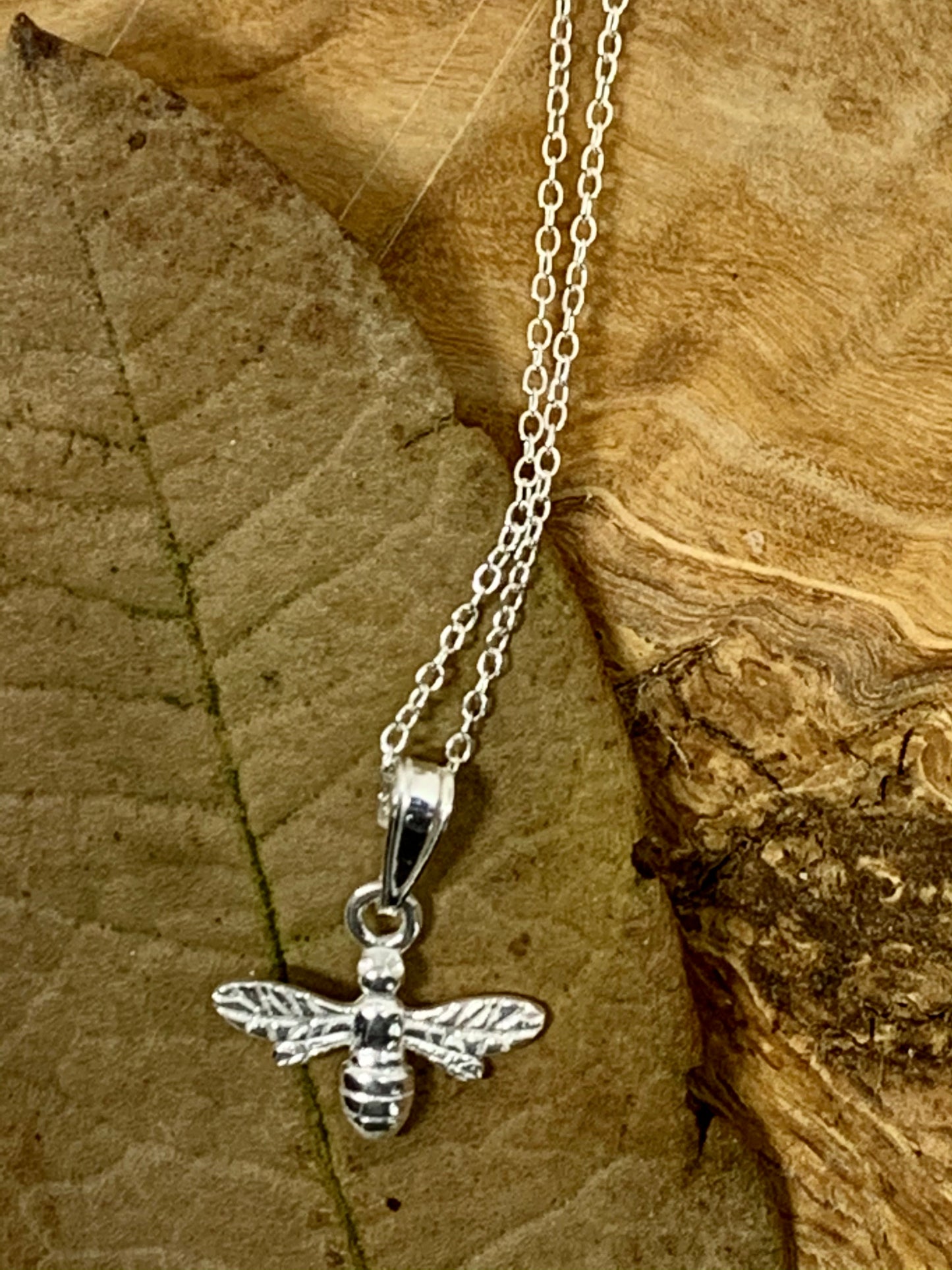Silver Bee Necklace from Pixi Daisy