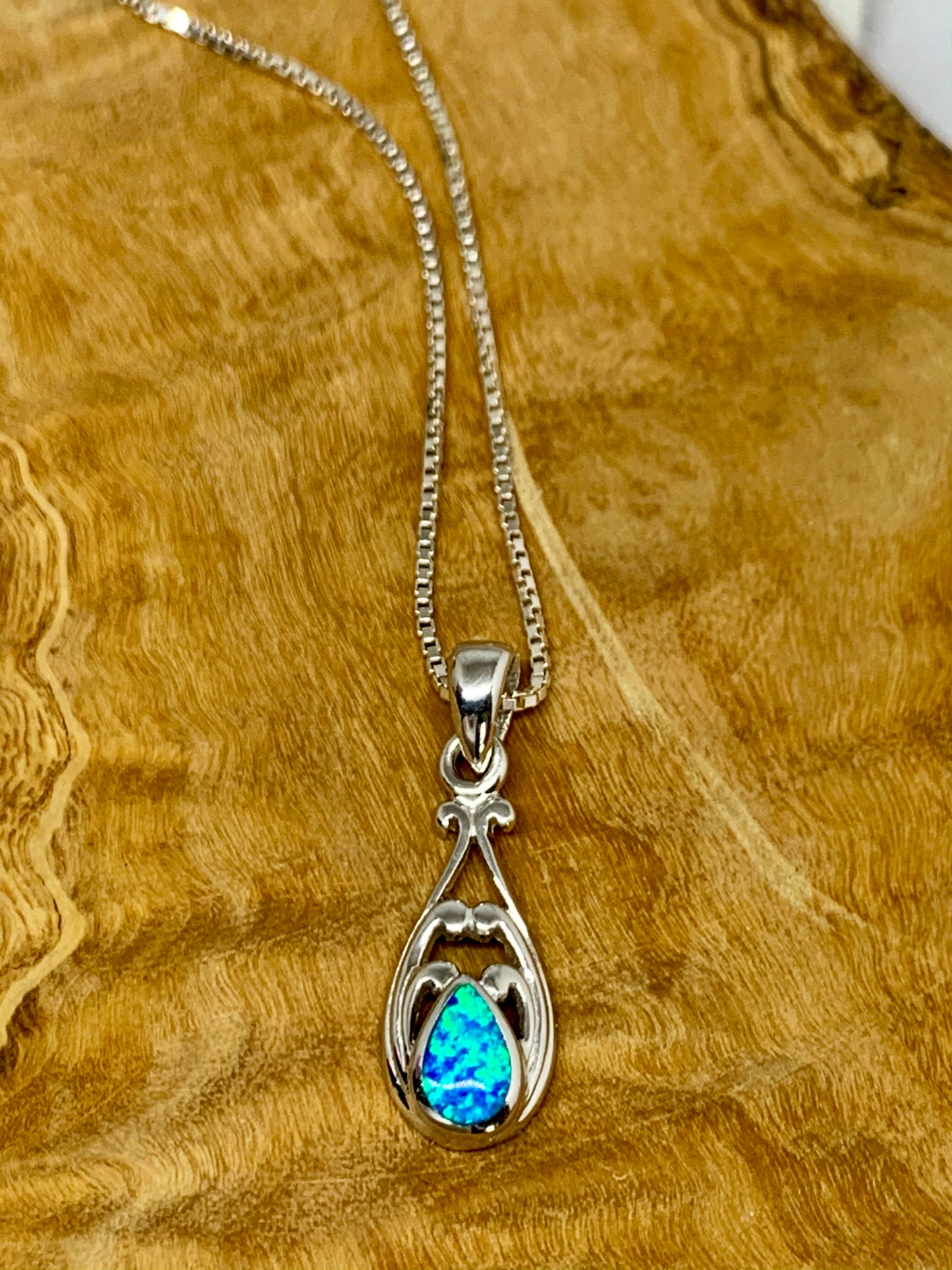 Blue Opal Pendant from Pixi Daisy