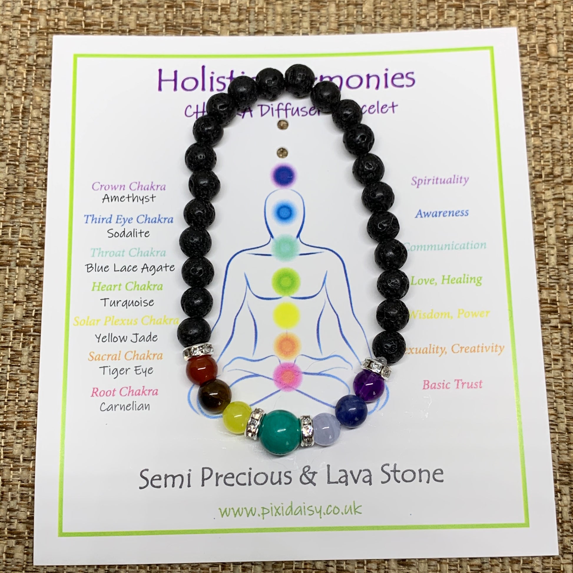 Chakra Diffuser Bracelet from Pixi Daisy