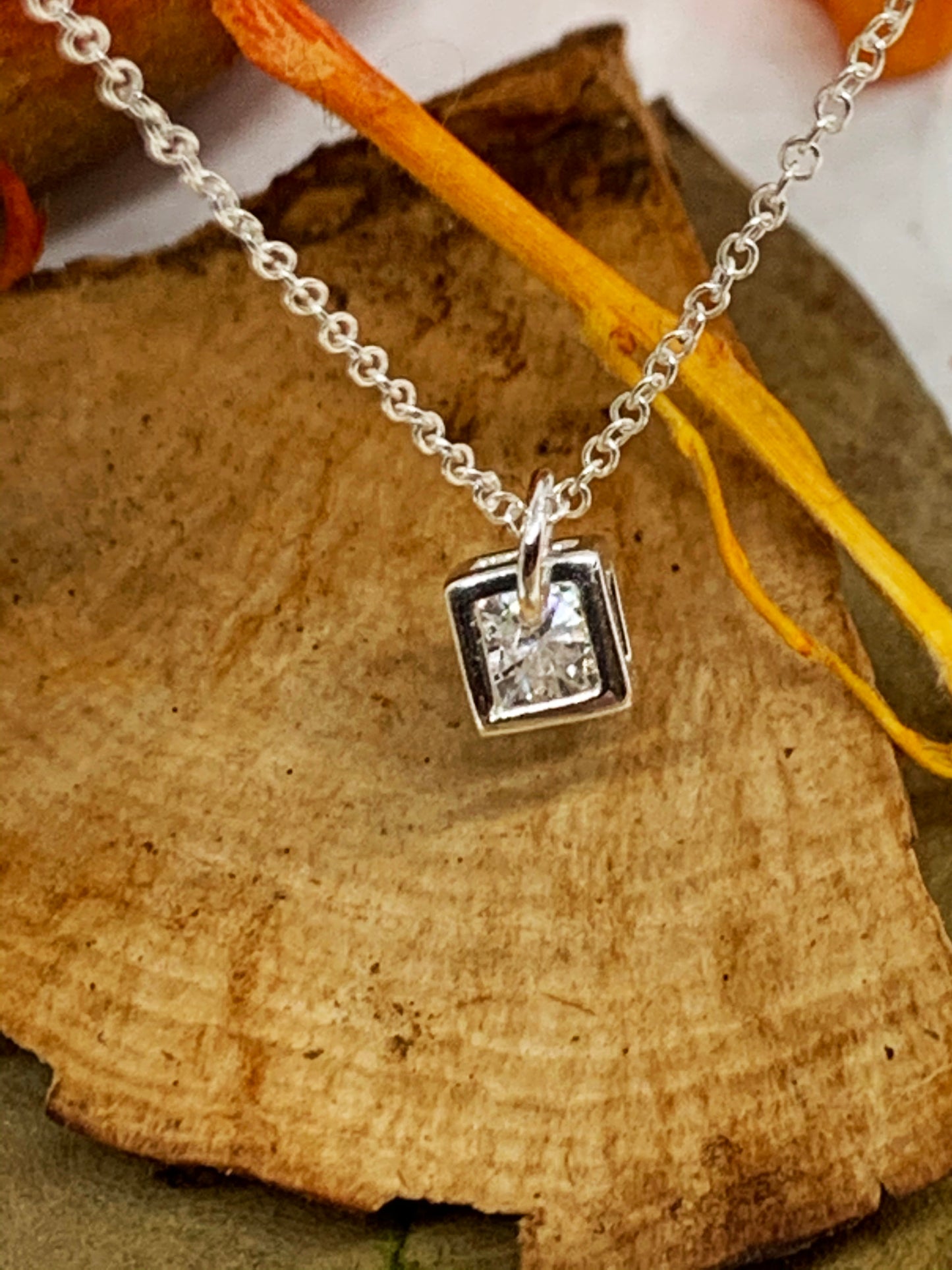 Open Cube Pendant from Pixi Daisy
