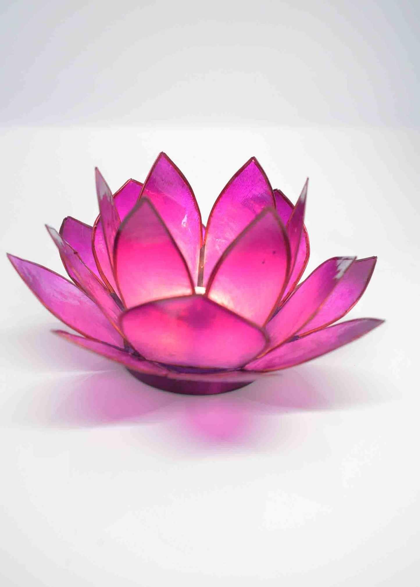 Lilac Lotus Flower Candle Holder - Pixi Daisy
