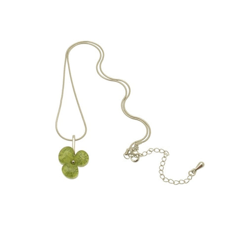 Miss Milly Lime Green Clover Necklace from Pixi Daisy