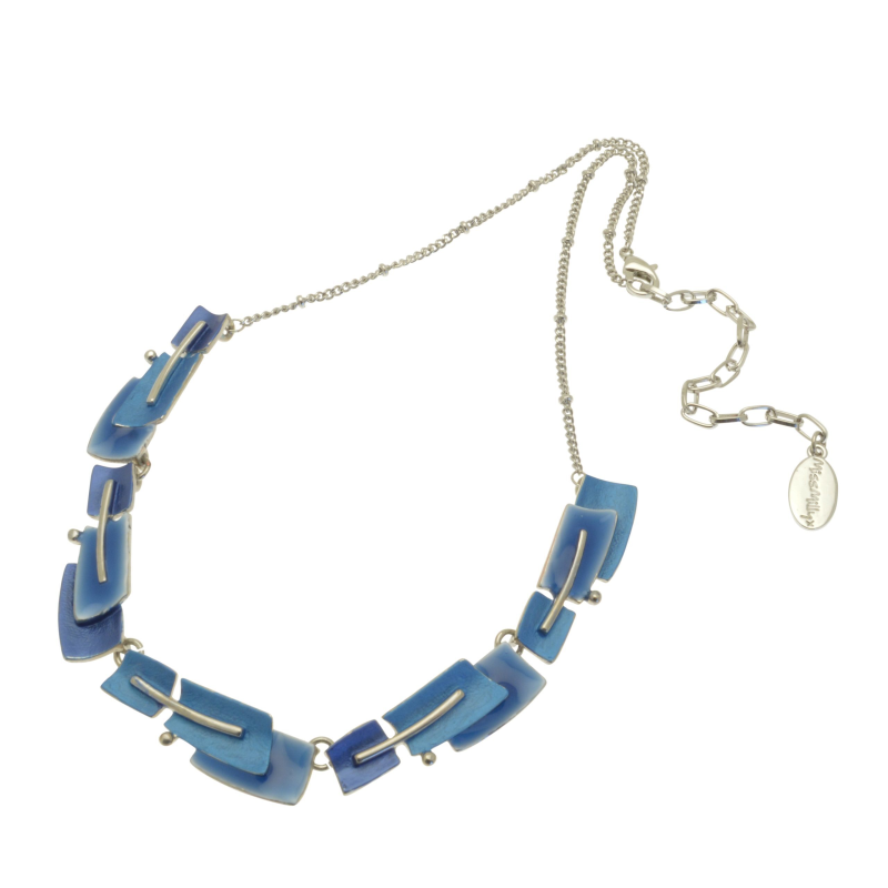 Miss Milly Blue Overlap Necklace from Pixi Daisy