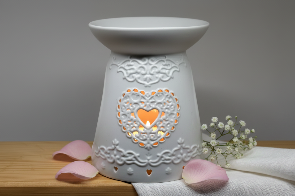 Heart Ceramic Burner from Pixi Daisy
