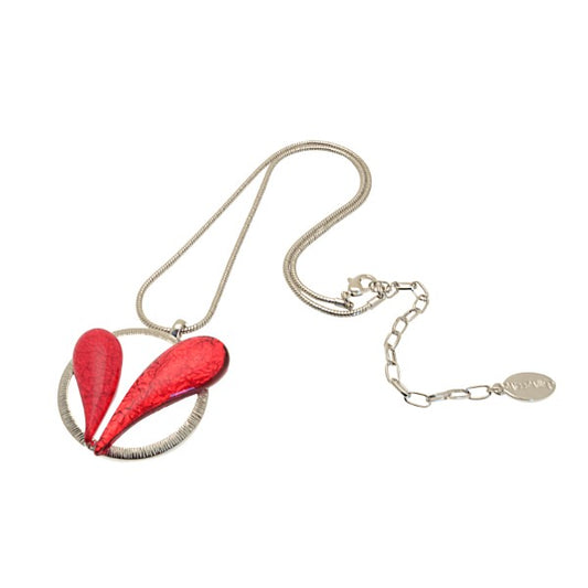 Miss Milly Red Duo Heart necklace from Pixi Daisy