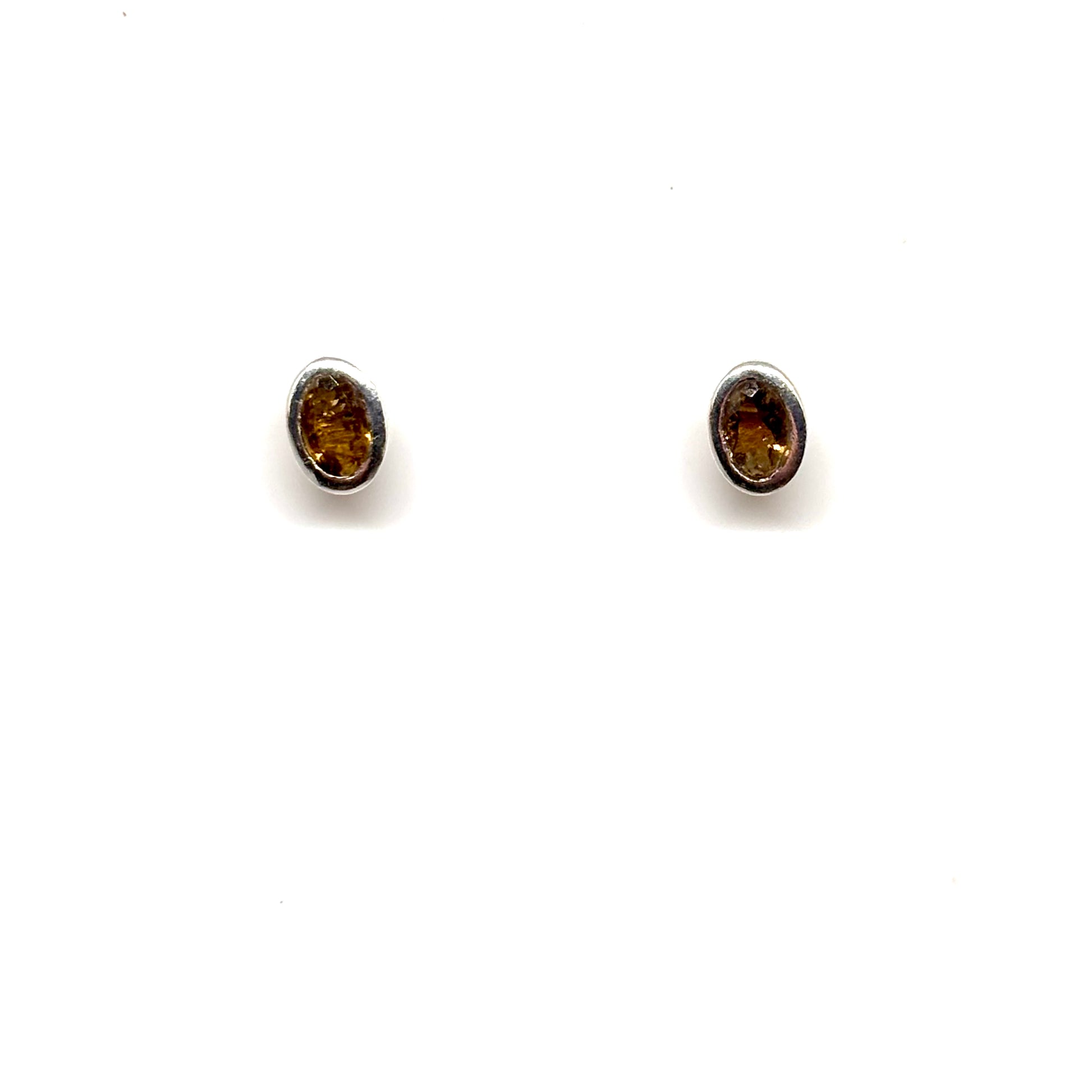 Brown Tourmaline Ear Studs - Pixi Daisy 