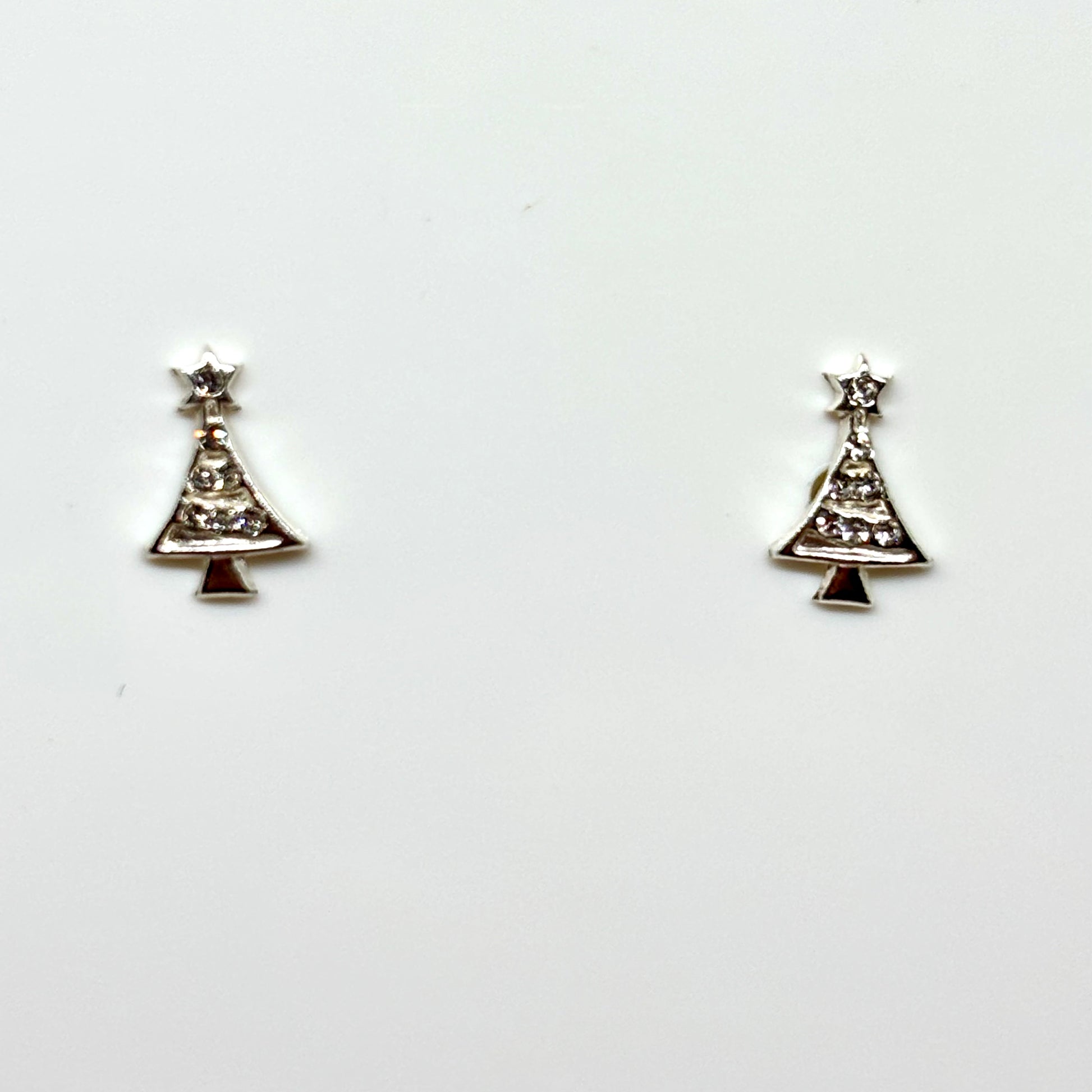 Sparkly Christmas Tree ear studs from Pixi Daisy