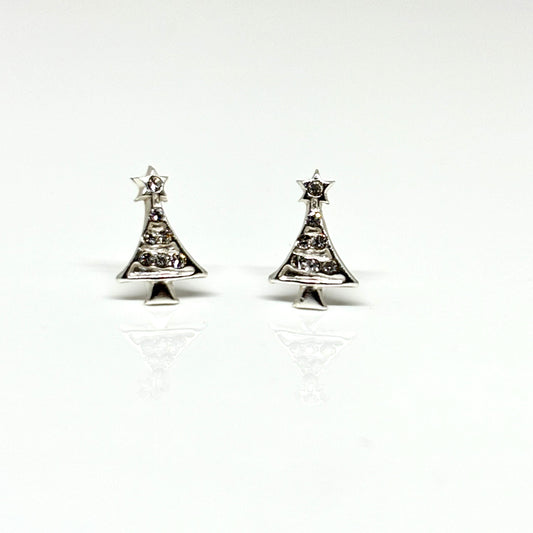 Sparkly Christmas Tree ear studs from Pixi Daisy
